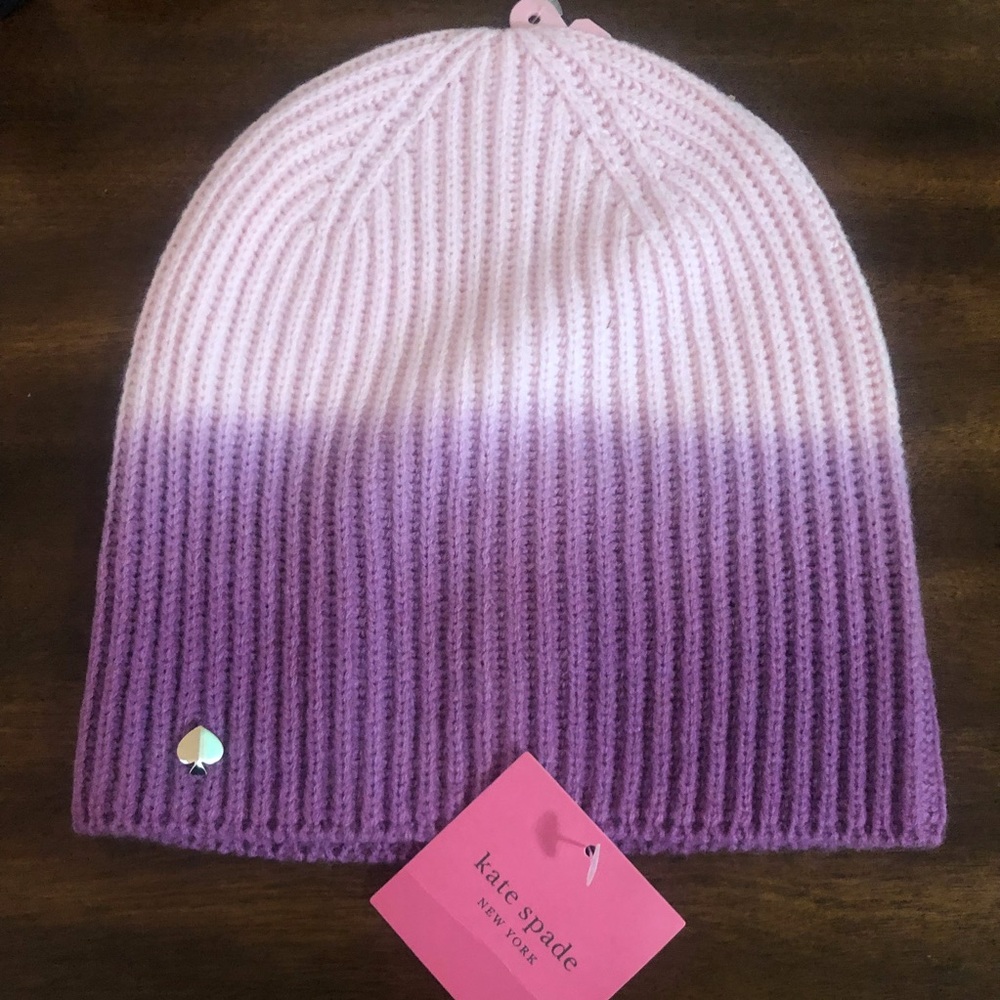 NWT Kate Spade Dip Dye Beanie